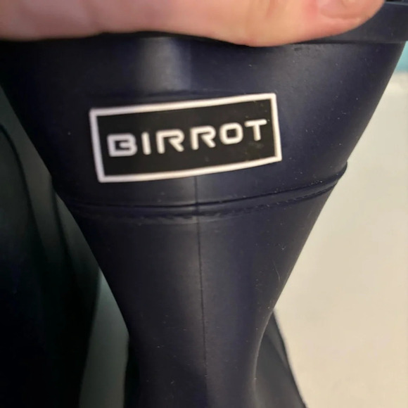 Birrot women’s  navy blue sustainable‎ Danish rain boots in size 40 - Picture 5 of 12